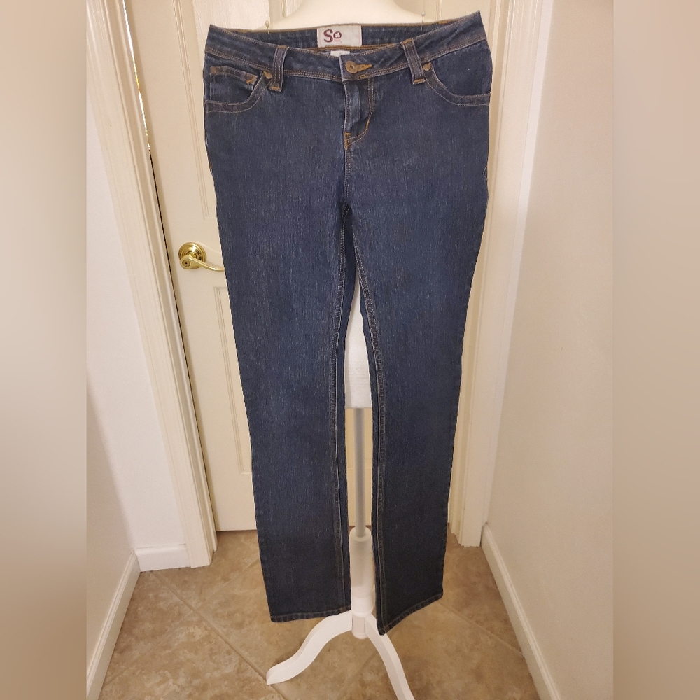 SO Women's Dark Blue Skinny Jeans